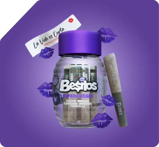 Besos Coffin Kisses INFUSED PRE ROLL